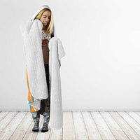 Custom Anguilla Football Hooded Blanket Go Champions Grunge Style