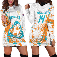 Custom Anguilla Football Hoodie Dress Go Champions Grunge Style
