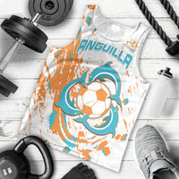 Custom Anguilla Football Men Tank Top Go Champions Grunge Style