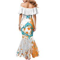 Custom Anguilla Football Mermaid Dress Go Champions Grunge Style