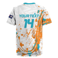 Custom Anguilla Football Rugby Jersey Go Champions Grunge Style