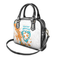 Custom Anguilla Football Shoulder Handbag Go Champions Grunge Style