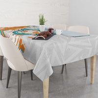 Custom Anguilla Football Tablecloth Go Champions Grunge Style