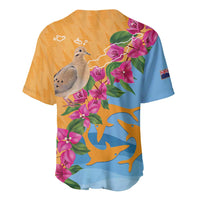 Anguilla Baseball Jersey Coat Of Arms With Zenaida Dove