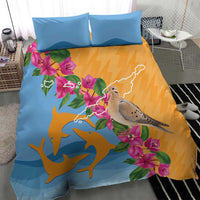 Anguilla Bedding Set Coat Of Arms With Zenaida Dove