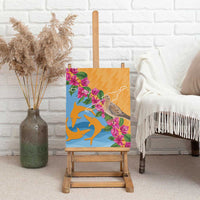 Anguilla Canvas Wall Art Coat Of Arms With Zenaida Dove