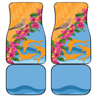 Anguilla Car Mats Coat Of Arms With Zenaida Dove