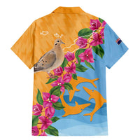 Anguilla Family Matching Mermaid Dress and Hawaiian Shirt Coat Of Arms With Zenaida Dove