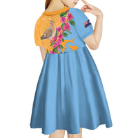 Anguilla Kid Short Sleeve Dress Coat Of Arms With Zenaida Dove