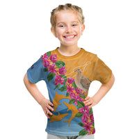 Anguilla Kid T Shirt Coat Of Arms With Zenaida Dove