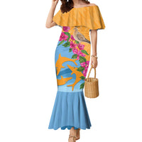 Anguilla Mermaid Dress Coat Of Arms With Zenaida Dove