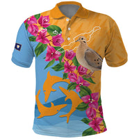 Anguilla Polo Shirt Coat Of Arms With Zenaida Dove