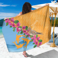 Anguilla Sarong Coat Of Arms With Zenaida Dove