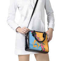 Anguilla Shoulder Handbag Coat Of Arms With Zenaida Dove