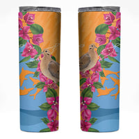 Anguilla Skinny Tumbler Coat Of Arms With Zenaida Dove