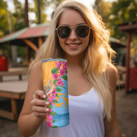 Anguilla Skinny Tumbler Coat Of Arms With Zenaida Dove