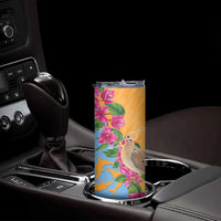 Anguilla Skinny Tumbler Coat Of Arms With Zenaida Dove