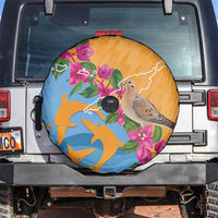 Anguilla Spare Tire Cover Coat Of Arms With Zenaida Dove