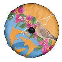 Anguilla Spare Tire Cover Coat Of Arms With Zenaida Dove