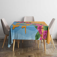 Anguilla Tablecloth Coat Of Arms With Zenaida Dove