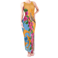 Anguilla Tank Maxi Dress Coat Of Arms With Zenaida Dove