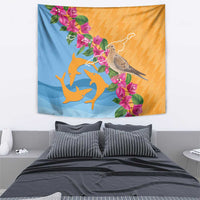Anguilla Tapestry Coat Of Arms With Zenaida Dove