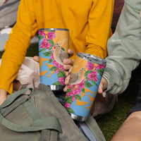 Anguilla Tumbler Cup Coat Of Arms With Zenaida Dove