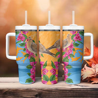 Anguilla Tumbler With Handle Coat Of Arms With Zenaida Dove