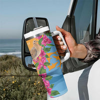 Anguilla Tumbler With Handle Coat Of Arms With Zenaida Dove