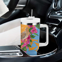 Anguilla Tumbler With Handle Coat Of Arms With Zenaida Dove