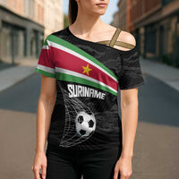 Custom Suriname Football 2026 Cross Shoulder Shirt Come On Natio