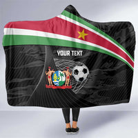 Custom Suriname Football 2026 Hooded Blanket Come On Natio