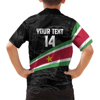 Custom Suriname Football 2026 Kid Hawaiian Shirt Come On Natio