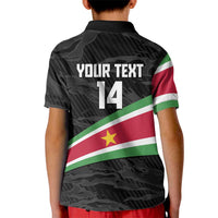 Custom Suriname Football 2026 Kid Polo Shirt Come On Natio