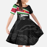 Custom Suriname Football 2026 Kid Short Sleeve Dress Come On Natio