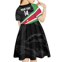 Custom Suriname Football 2026 Kid Short Sleeve Dress Come On Natio