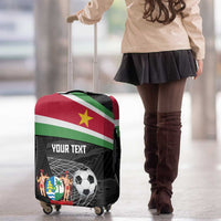 Custom Suriname Football 2026 Luggage Cover Come On Natio