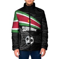 Custom Suriname Football 2026 Padded Jacket Come On Natio