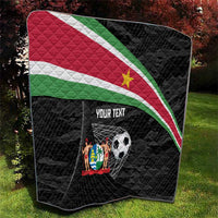 Custom Suriname Football 2026 Quilt Come On Natio