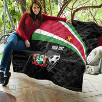 Custom Suriname Football 2026 Quilt Come On Natio