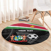 Custom Suriname Football 2026 Round Carpet Come On Natio