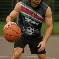 Custom Suriname Football 2026 Sleeveless Hoodie Come On Natio