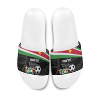 Custom Suriname Football 2026 Slide Sandals Come On Natio