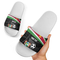 Custom Suriname Football 2026 Slide Sandals Come On Natio