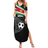 Custom Suriname Football 2026 Summer Maxi Dress Come On Natio