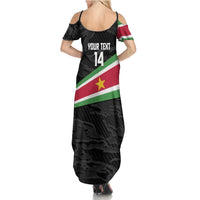 Custom Suriname Football 2026 Summer Maxi Dress Come On Natio
