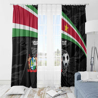 Custom Suriname Football 2026 Window Curtain Come On Natio