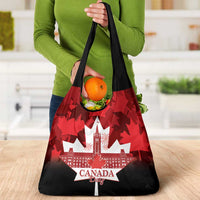 Canada Day Grocery Bag 2024 Canadian Maple Leaf Pattern