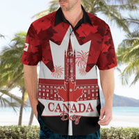 Canada Day Hawaiian Shirt 2024 Canadian Maple Leaf Pattern - Wonder Print Shop