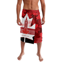 Canada Day Lavalava 2024 Canadian Maple Leaf Pattern - Wonder Print Shop